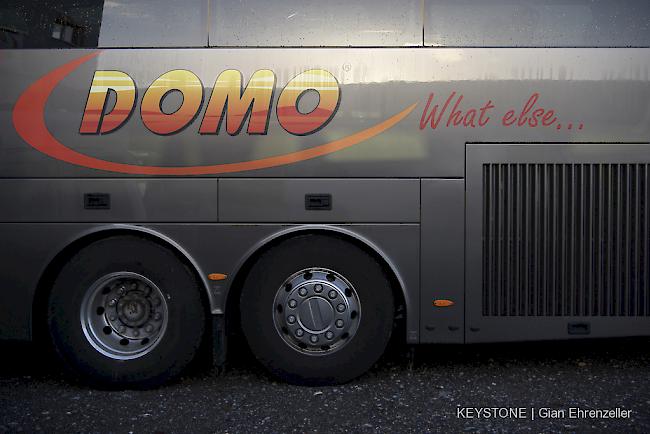 Domo bietet drei Verbindungen an. Unter anderem eine nach Sitten.