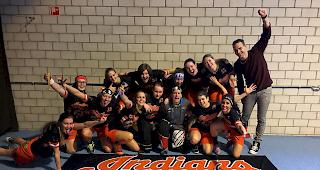 Der Gruppensieger freut sich.