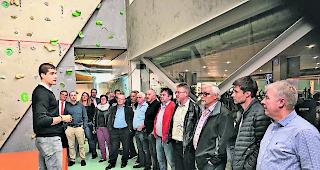 Mitglieder unter sich. Das WIR-Network organisiert f&uuml;r seine Mitglieder immer wieder Events, so wie hier im vergangenen Jahr im Sportcenter Olympica in Gamsen.  