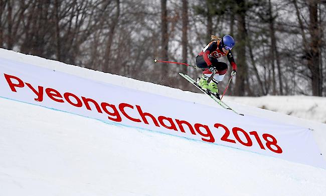 Fanny Smith auf dem Weg zu Bronze