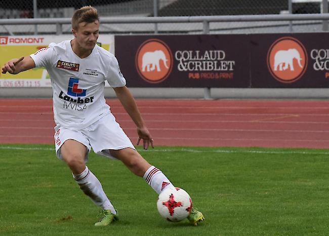 Filip Korneta und der FC Oberwallis Naters, der Start zur Rückrunde erfolgt erst am nächsten Samstag.