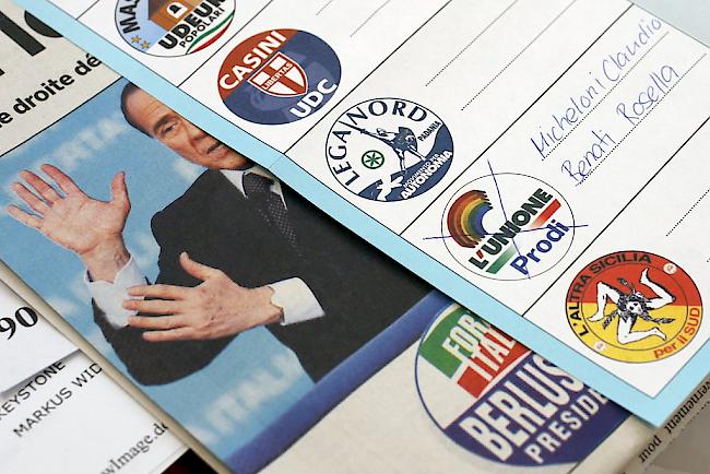 Wegen einer Panne bei den Parlamentswahlen in Italien, mussten unzählige Wahlzettel neu gedruckt werden. 