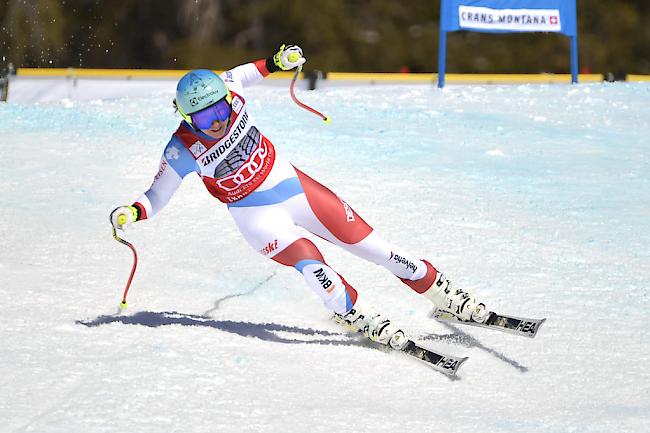 Wendy Holdener fährt in Crans-Montana auf Platz 4.