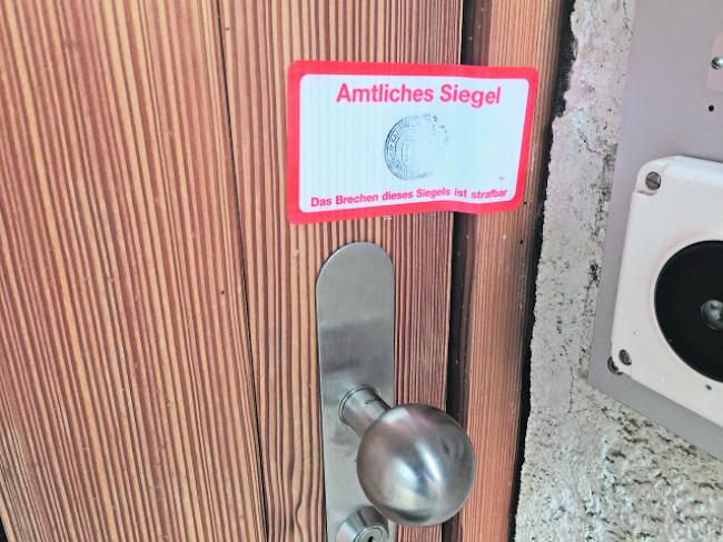 Der Tatort im Briger Villenquartier.