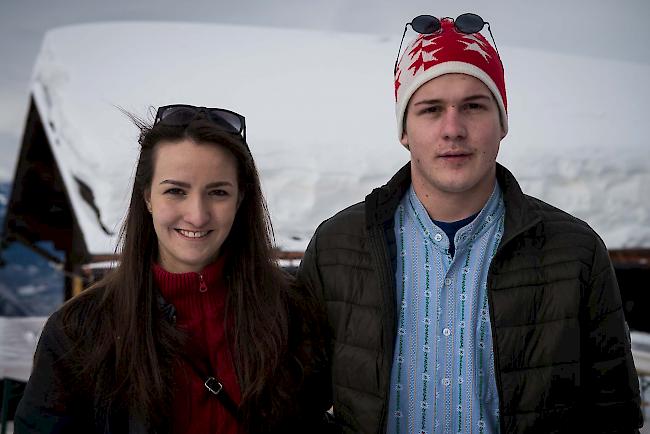 Noemi Bonvin, 18, Birgisch, Serge Furrer, 18, Bitsch.
