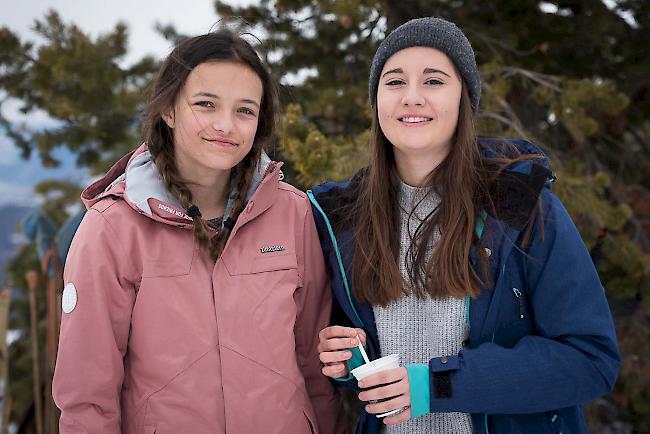 Alissa Eyer, 14, Ried-Brig, Angela Erpen, 16, Termen.