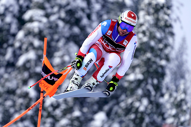Beat Feuz verlor 88 Hundertstel auf die Bestzeit.