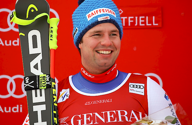 Beat Feuz, lachender Zweiter