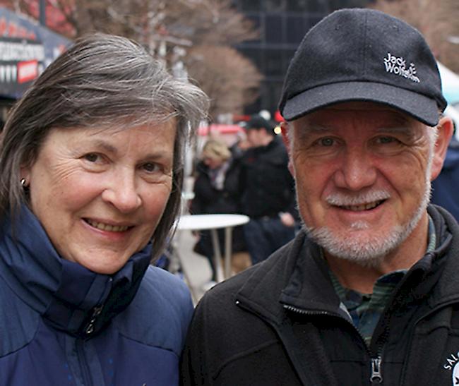 Susanne (68) und Nick (67) aus Grächen.