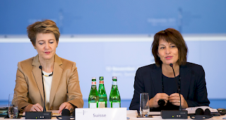 Mit Simonetta Sommaruga und Doris Leuthard sitzen derzeit nur zwei Frauen im Bundesrat.