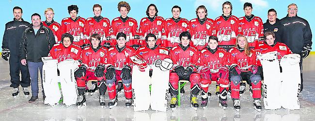 Das ist die neue Walliser Novize-Elite-Mannschaft.