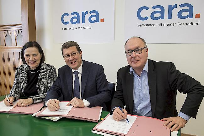 Fit. Die jeweiligen Vertreter sprechen sich für das «Cara»-System aus.