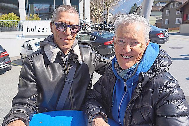 Albert (73) und Louise Stadlin (69) aus Biel, VS.