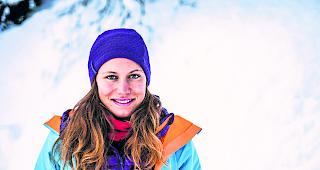 Abenteuerlustig. Ramona Volken aus Brig freut sich auf die grosse Expedition. 