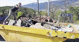 Im letzten Jahr wurden beim &laquo;Putztag&raquo; im Schutzgebiet Pfynwald rund 1650 Kilogramm Abfall eingesammelt.