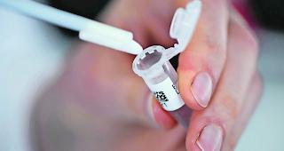 Zerst&ouml;rt. Die Probe des Beschuldigten konnte nicht verwendet werden.  