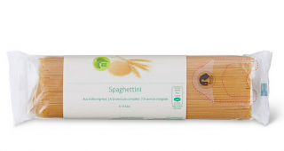 Der Verzehr dieser Spaghetti kann f&uuml;r Personen mit einer H&uuml;hnerei-Allergie ein Gesundheitsrisiko darstellen.