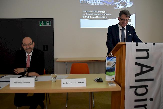 Michel Schwery, CEO und Delegierter des Verwaltungsrates, und VR-Präsident Dr. Dominique Candrian