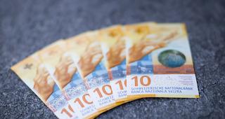 Banknote des Jahres 2017 &ndash; die Schweizer Zehner-Note. 