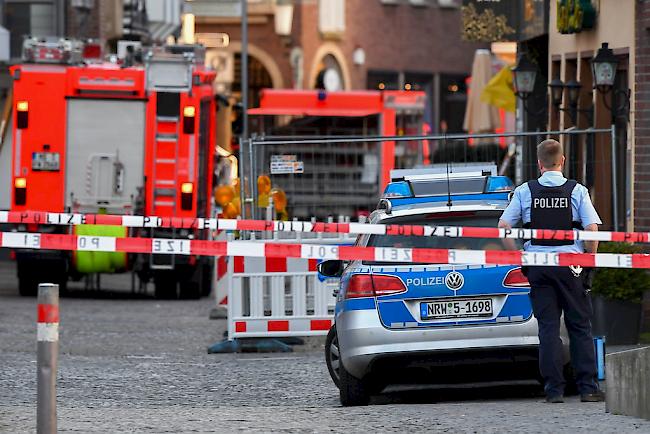 Münster steht unter Schock: Ein Mann fährt mit einem Transporter in eine Menschenmenge, tötet zwei Personen und erschiesst sich selbst.