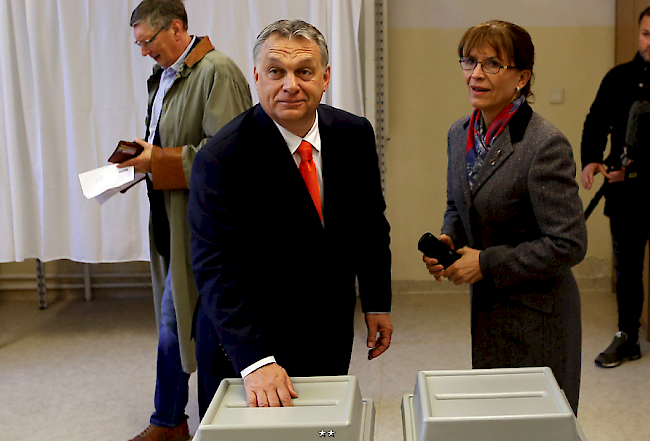 Wiederwahl? Der EU-kritische ungarische Ministerpräsident Viktor Orban will zum dritten Mal in Folge eine Alleinregierung bilden.