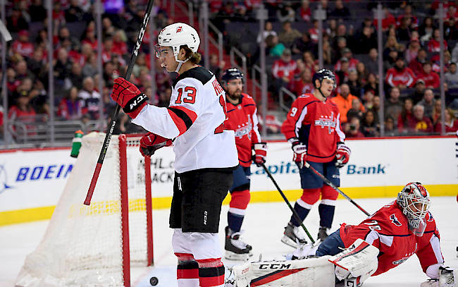 Starke Leistung. NHL-Rookie Nico Hischier schliesst die Qualifikation mit beeindruckenden 52 Skorerpunkten ab.