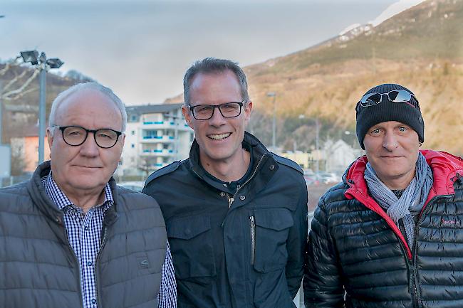 Jules Lauber (76) Brig, Mathias Sulzer (48) Naters und Dominic Pfaffen (49) Saas Fee.