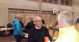 Ziel nicht erreicht: Edmond Offermann nach der GV der Aktion&auml;re der Saastal Bergbahnen in Saas-Fee. 