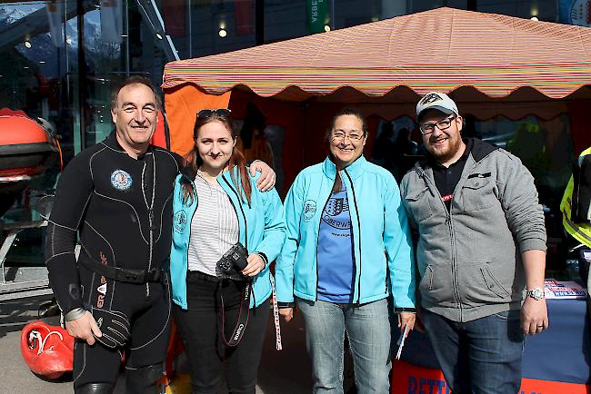 Das Team der Wasserrettung SLRG Oberwallis