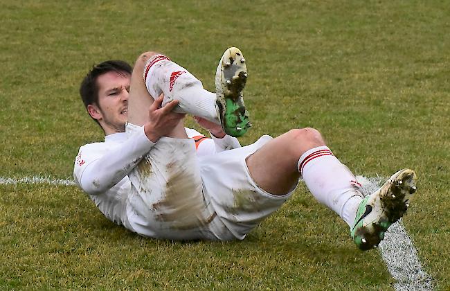 Fabian Schalbetter und der FC Oberwallis Naters, ein Umfaller in den Schlussminuten.