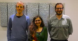 Neue Gesichter. Der neue Vorstand der Walliser Freidenker: Gregory Biner, Aktuar, Melanie Hartmann, Pr&auml;sidentin, und Valentin Abgottspon, Vize-Pr&auml;sident (v. l.). Auf dem Foto fehlt Kassier Fr&eacute;d&eacute;ric Zeiter, der an der Mitgliederversammlung nicht teilnehmen konnte.