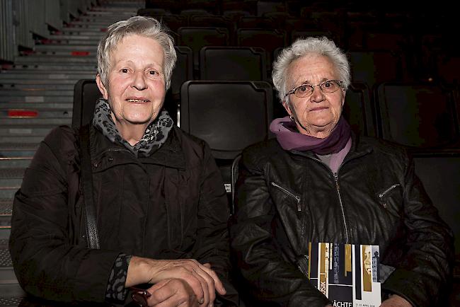 Irma Imstepf (76), Glis, Elise Borter (79), Ried-Brig.