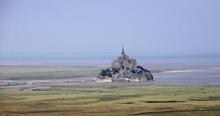 Mont Saint-Michel musste am Sonntag evakuiert werden. 