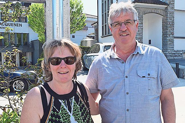 Elisabeth Nussbaum (53) und Roger Graber (53) aus Flawil SG.