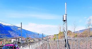 Rechtzeitig handeln. Mithilfe von f&uuml;nf Frostwarnger&auml;ten werden die Winzer in Salgesch &uuml;ber einen allf&auml;lligen Frosteinbruch informiert. 