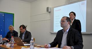 Streben nachhaltige olympische Spiele f&uuml;r Sion2026 an: Daniel Rossellat, Claude Stricker, Romaine Jean und Patrick Baumann (von links).