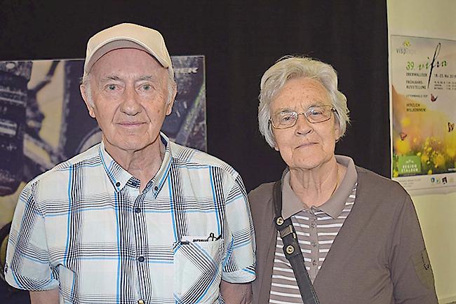 Fidelis (78) und Germaine Fercher (75) aus Naters.