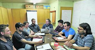 In Vorbereitung. Das junge OK.  