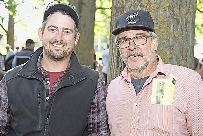 Sven Leiggener (31), Getwing, und Amadé Leiggener (53), Ausserberg.