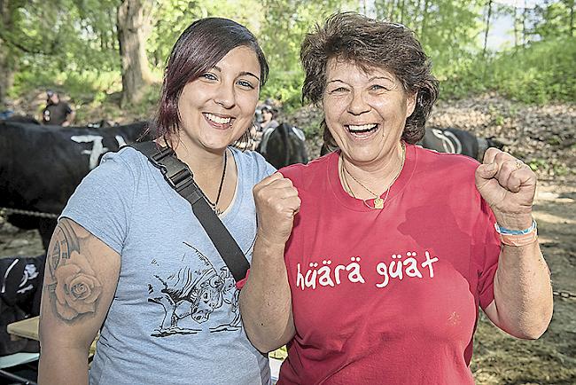 Svenja (23) und Renate Ruffiner (55), Turtmann.