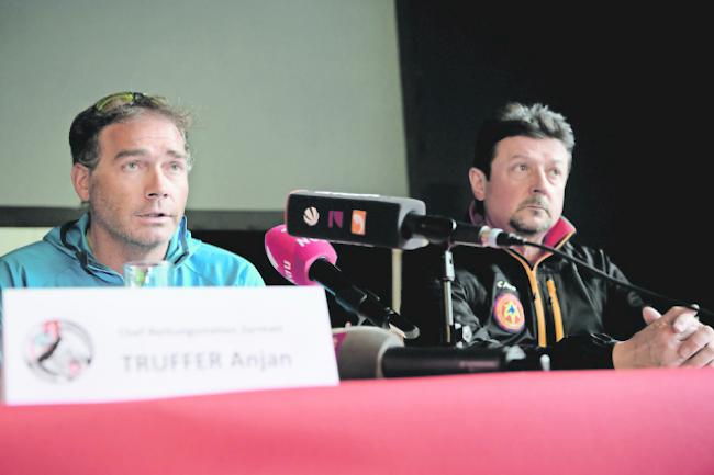«Die Ratschläge des Hüttenwarts nicht zu befolgen, war grob fahrlässig»
Rettungschef Anjan Truffer (links)
