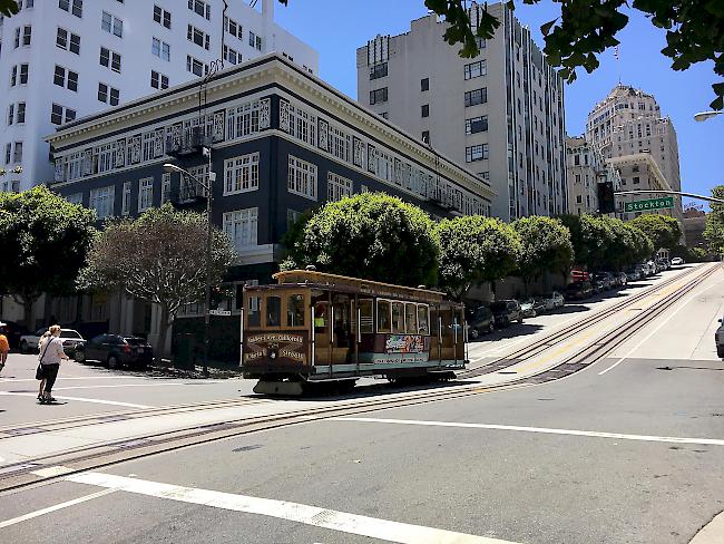 Beliebte Cable Cars in San Francisco