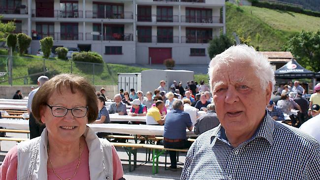 Marie-Therese (74) und Anton (77) Eyer aus Ried-Brig.
