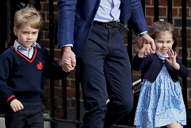 Prinz George und Prinzessin Charlotte werden am Samstag als Blumenkinder auftreten.