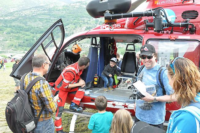 Impressionen des 50-Jahr-Jubliäums der Air Zermatt.