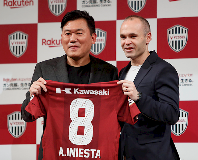 Wechsel. Der Transfer von Andrés Iniesta zu Vissel Kobe ist perfekt.