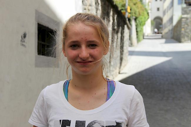 Delphine Darbellay (15), Brig: «Die Spiele wären cool für den Kanton Wallis – ich bin dafür.»
