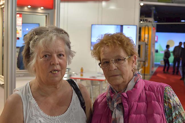 Therese Lauber (68) und Agnes Bumann (81) beide aus Raron.