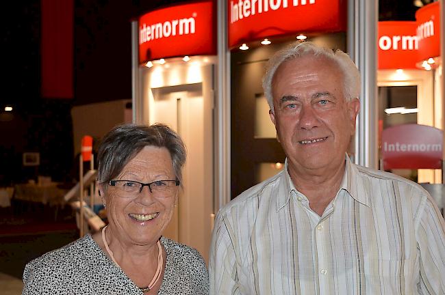 Liliane Schnyder (71) aus Saas-Fee und Peter Zenhäusern (73) aus Bürchen.