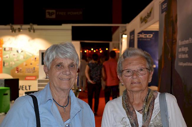 Martina Köppel (75) aus Salgesch und Elsa Meichtry (83) aus Leuk.